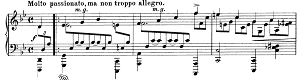 Rhapsody Op. 79 No. 2 in G Minor by Brahms piano sheet music