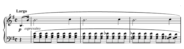 Prelude Op. 28 No. 4 in E Minor by Chopin piano sheet music