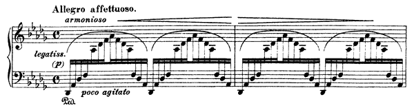 Un Sospiro S . 144 No. 3 in D-flat Major by Liszt piano sheet music