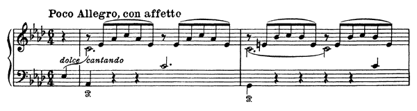 Liebestraum S . 541 No. 3 in A-flat Major by Liszt piano sheet music